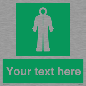 Custom sign safe condition Survival clothing